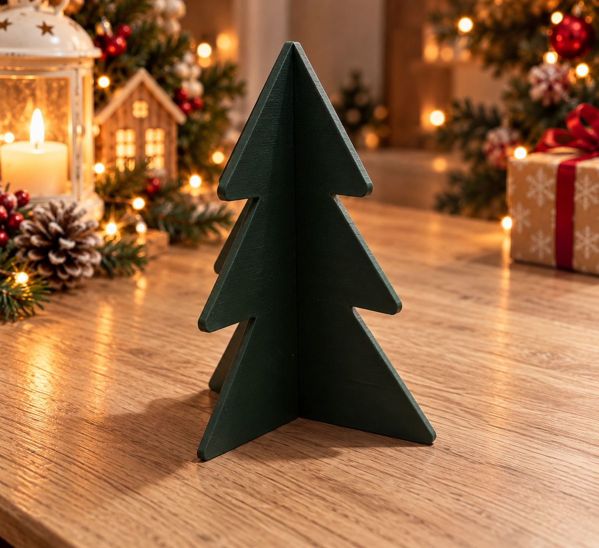 Deko Steck-Tannen aus 3D-Druck – Weihnachtsdeko in 3 Größen