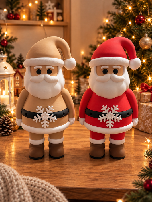 XXL Weihnachtsmann 55 cm | 3D-Druck Weihnachtsdeko