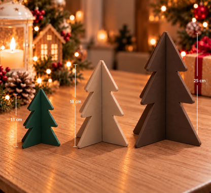 Deko Steck-Tannen aus 3D-Druck – Weihnachtsdeko in 3 Größen