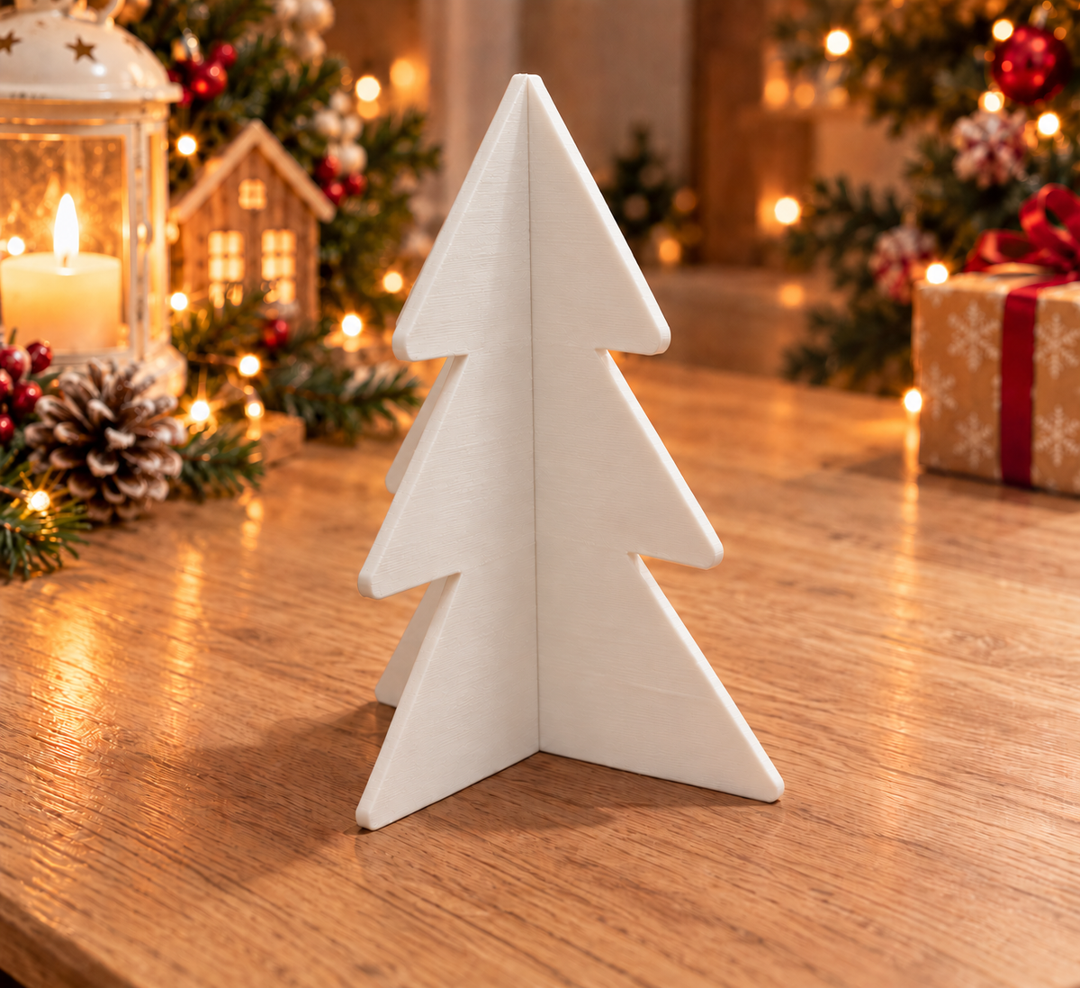 Deko Steck-Tannen aus 3D-Druck – Weihnachtsdeko in 3 Größen