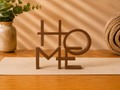 Home Schriftzug 3D Druck  – moderne Deko